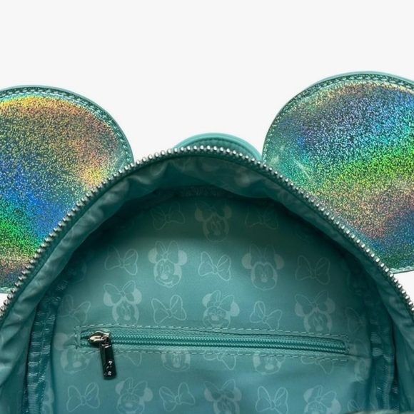 Loungefly Disney Minnie Mouse Glitter Sparkle NWT - Picture 4 of 6